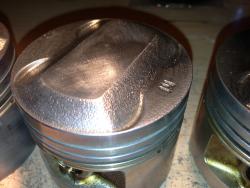 Cleaned pistons