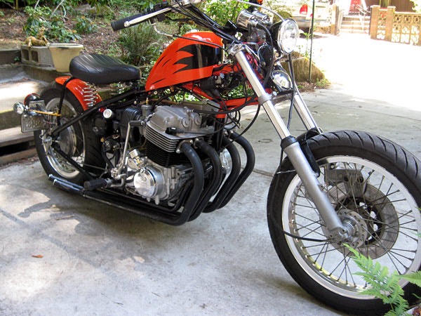 CB750 orange 2