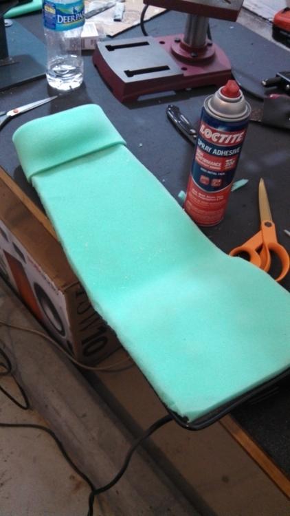 thin foam on seat pan