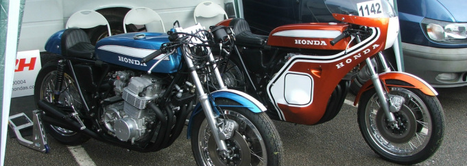 SOURCE: photo taken of CRH's machines at Stafford motorbike show.