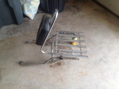 backrest/luggagerack real nice condition make offer
